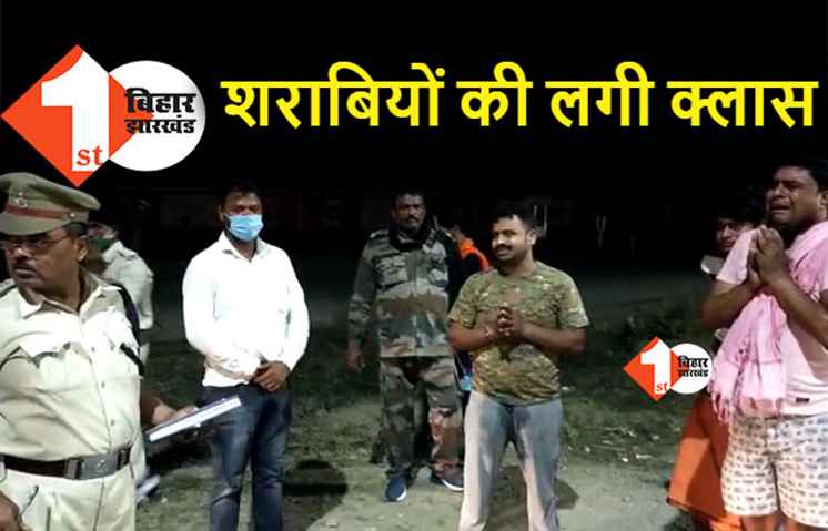 शराब के नशे में धुत स्कॉर्पियो सवार 4 लोग गिरफ्तार, रोते-रोते मांगी माफी 