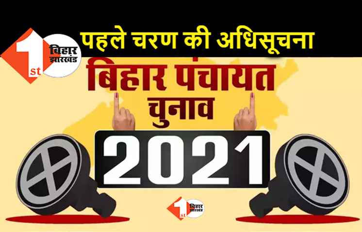पंचायत चुनाव : पहले चरण की अधिसूचना जारी, कल से उम्मीदवारों का नामांकन