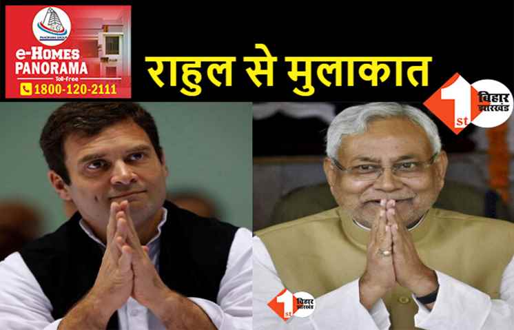 आज शाम राहुल और नीतीश की मुलाकात, राष्ट्रपति और उपराष्ट्रपति से भी मिलने का कार्यक्रम