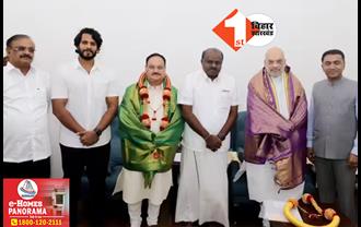 NDA में शामिल हुई देवेगौड़ा की पार्टी JDS, BJP अध्यक्ष जेपी नड्डा ने की घोषणा
