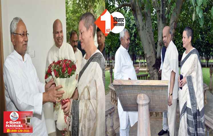 श्रीलंका के हाई कमिशनर ने की CM नीतीश कुमार से मुलाक़ात, इन मुद्दों पर हुई लंबी बातचीत 