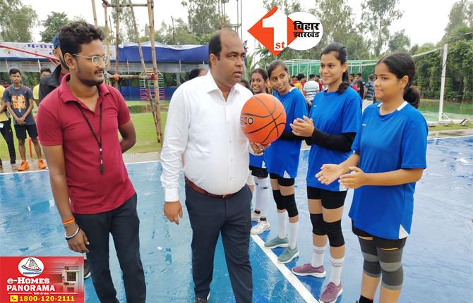 Panorama sports season 7: पनोरमा स्पोर्ट्स सीजन-7 बैडमिंटन, वॉलीबॉल एवं बास्केटबॉल प्रतियोगिता के विजेता खिलाड़ियों को संजीव मिश्रा ने दी शुभकामनाएं