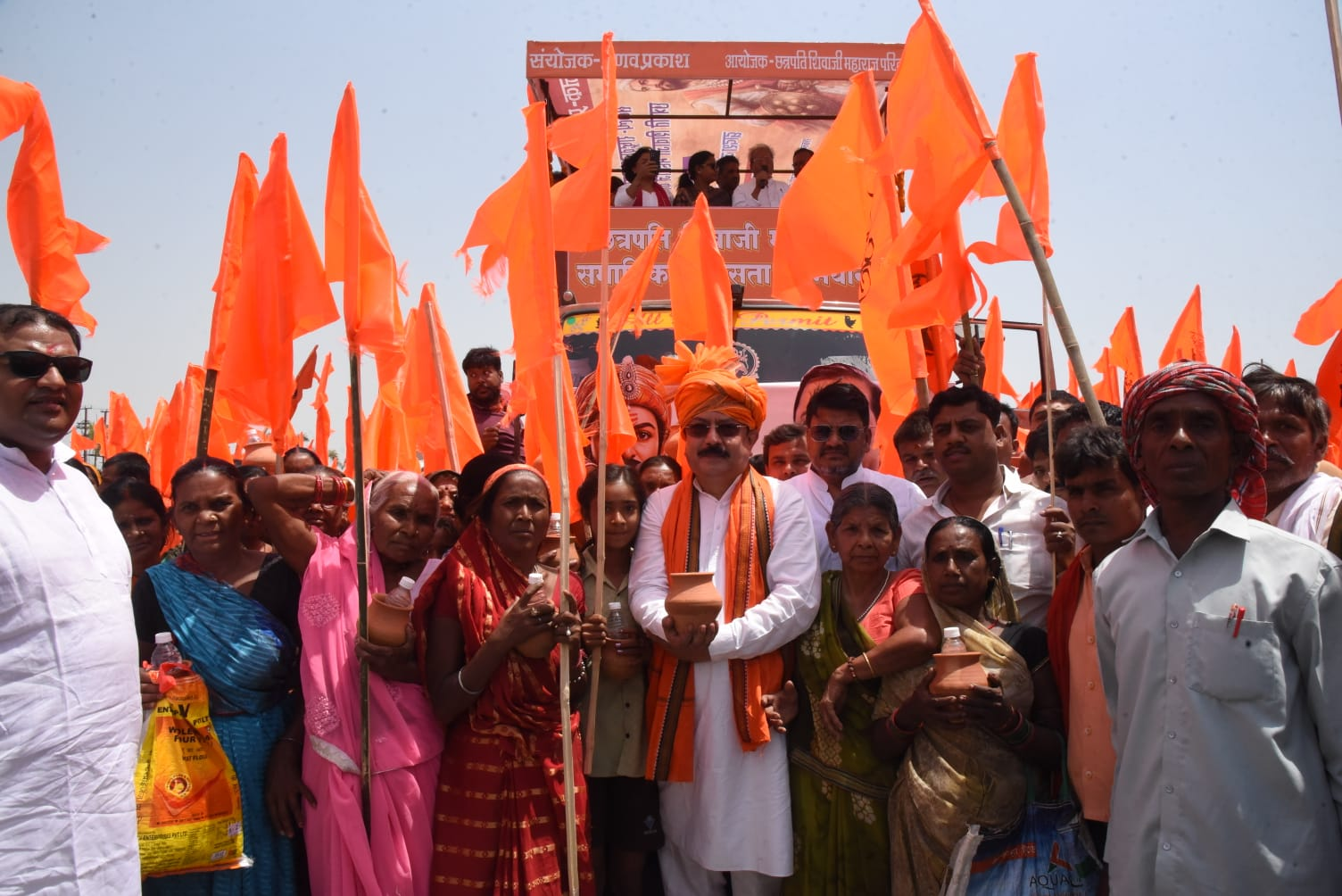 पटना मरीन ड्राइव पर शिवाजी महाराज की प्रतिमा लगाने के लिए जमीन आवंटन करने की मांग, समर्थन में जुटे 10 हजार समर्थक
