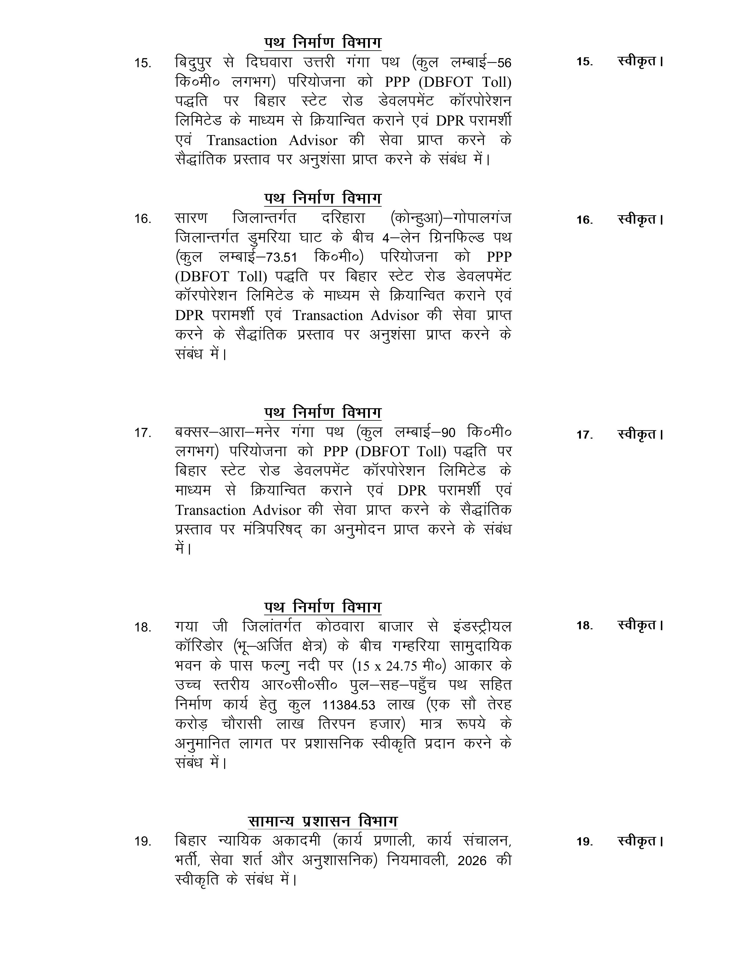 Bihar Cabinet Meeting:सम्राट कैबिनेट की बैठक खत्म, 63 एजेंडों पर लगी मुहर