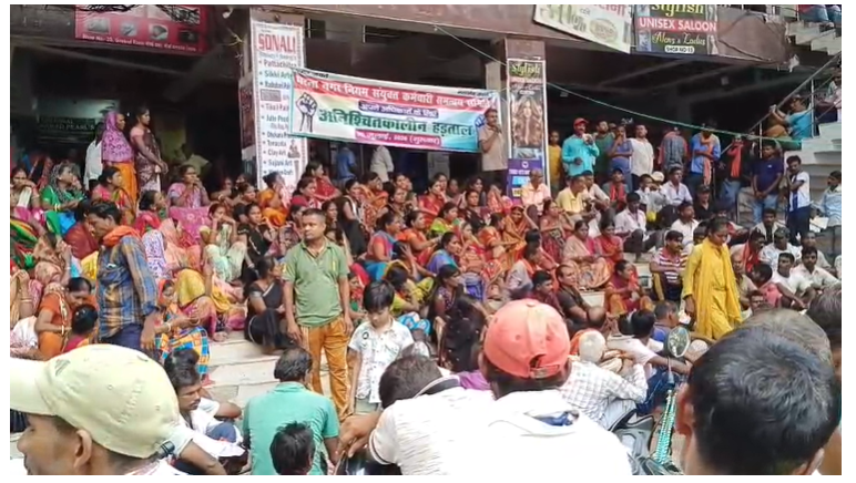पटना नगर निगम कर्मियों की हड़ताल तीसरे दिन भी जारी, आयुक्त यशपाल मीणा ने की काम पर लौटने की अपील