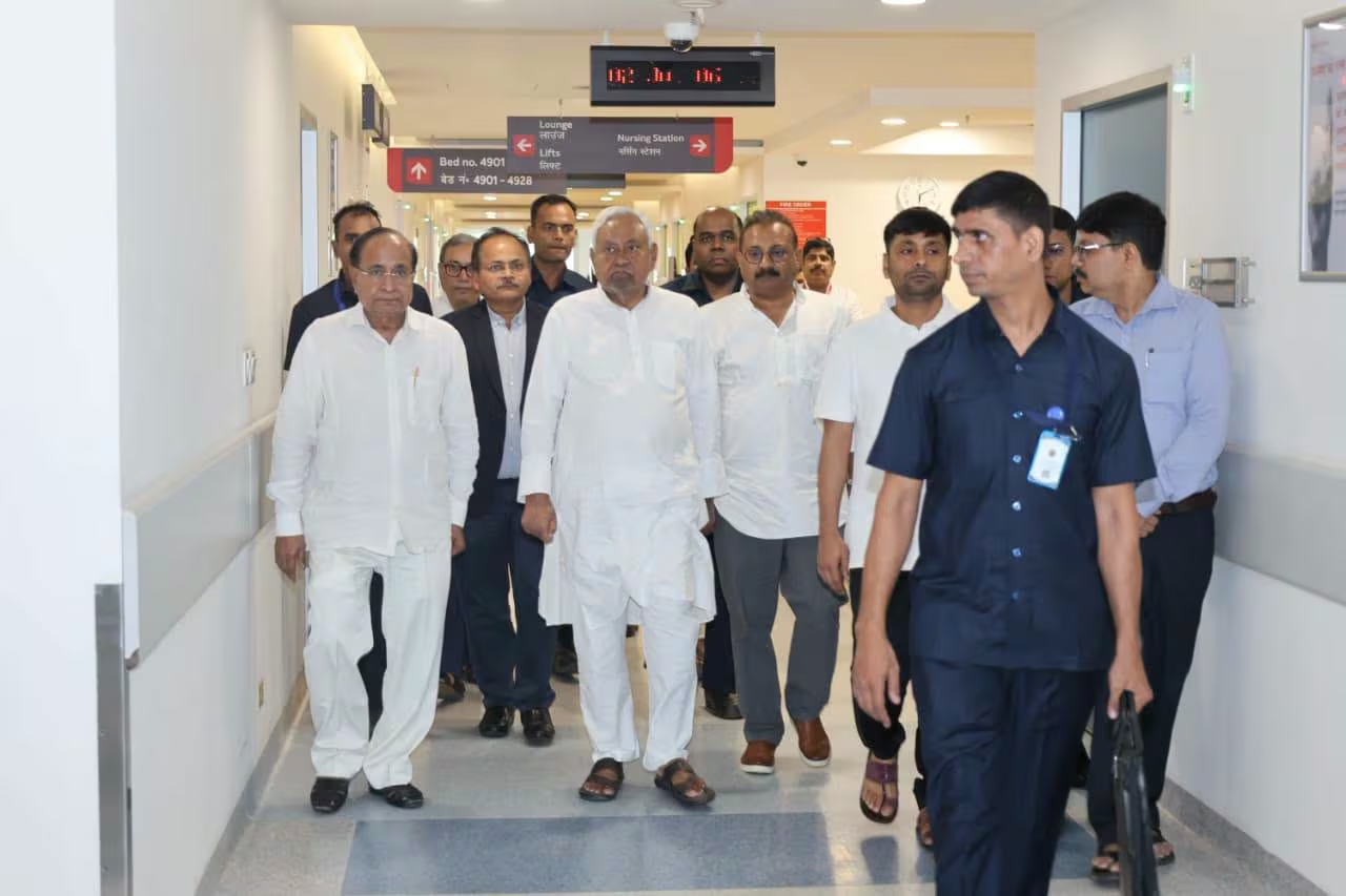 बिहार के सहकारिता मंत्री रामकृपाल यादव की तबीयत बिगड़ी, मेदांता में मिलने पहुंचे नीतीश कुमार