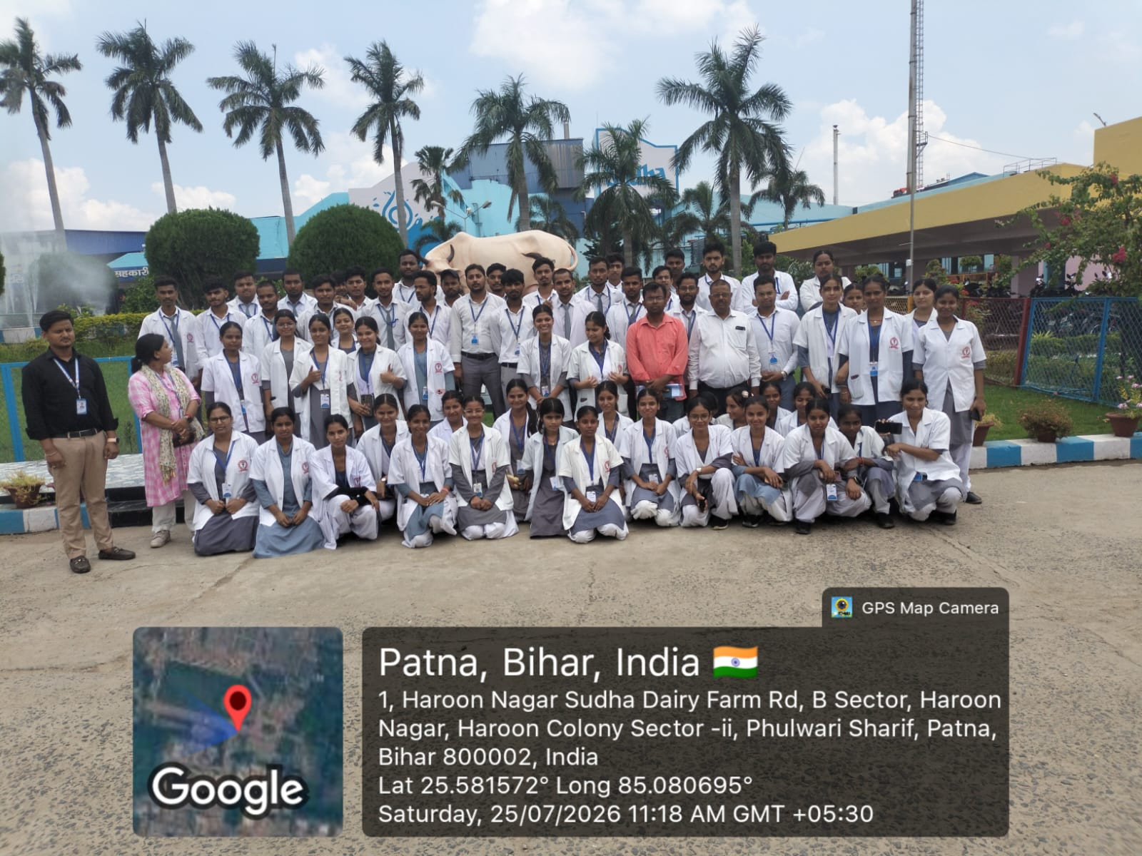 पटना इंस्टीट्यूट ऑफ नर्सिंग के GNM छात्र-छात्राओं का सुधा डेयरी में भ्रमण, दुग्ध उत्पादन और गुणवत्ता प्रबंधन की ली जानकारी