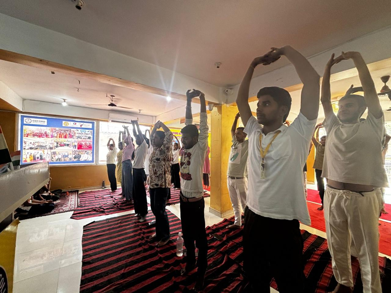 ऑक्सफोर्ड ग्रुप ऑफ इंस्टीट्यूशंस के पटना कैंपस में हर्षोल्लास और उत्साह के साथ मनाया गया अंतर्राष्ट्रीय योग दिवस