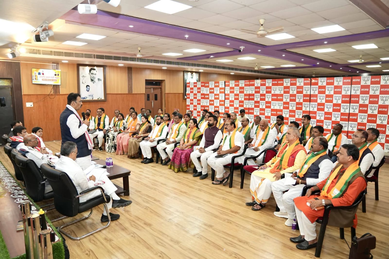 बिहार BJP के नए संगठन प्रभारी हरीश द्विवेदी की पटना में पहली बैठक, बूथ स्तर तक संगठन को मजबूत करने की बनी रणनीति