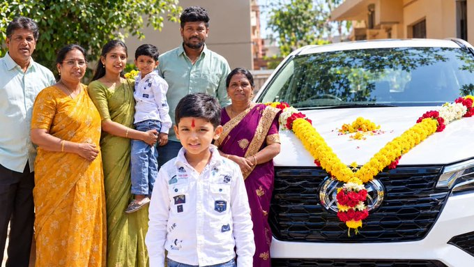 6 साल के बच्चे की चमकी किस्मत, 50 लाख की फॉर्च्यूनर जीती